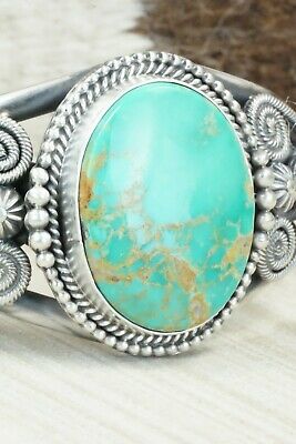 Royston Turquoise & Sterling Silver Bracelet - Michael Calladitto