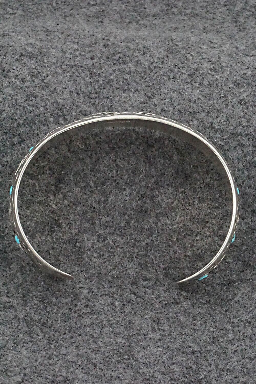 Turquoise & Sterling Silver Bracelet - Pearlene Spencer