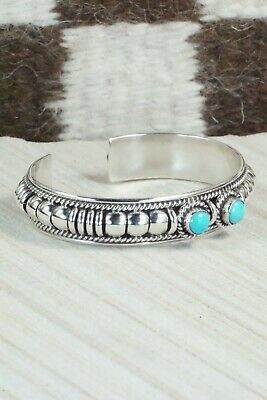 Turquoise & Sterling Silver Bracelet - Thomas Charley