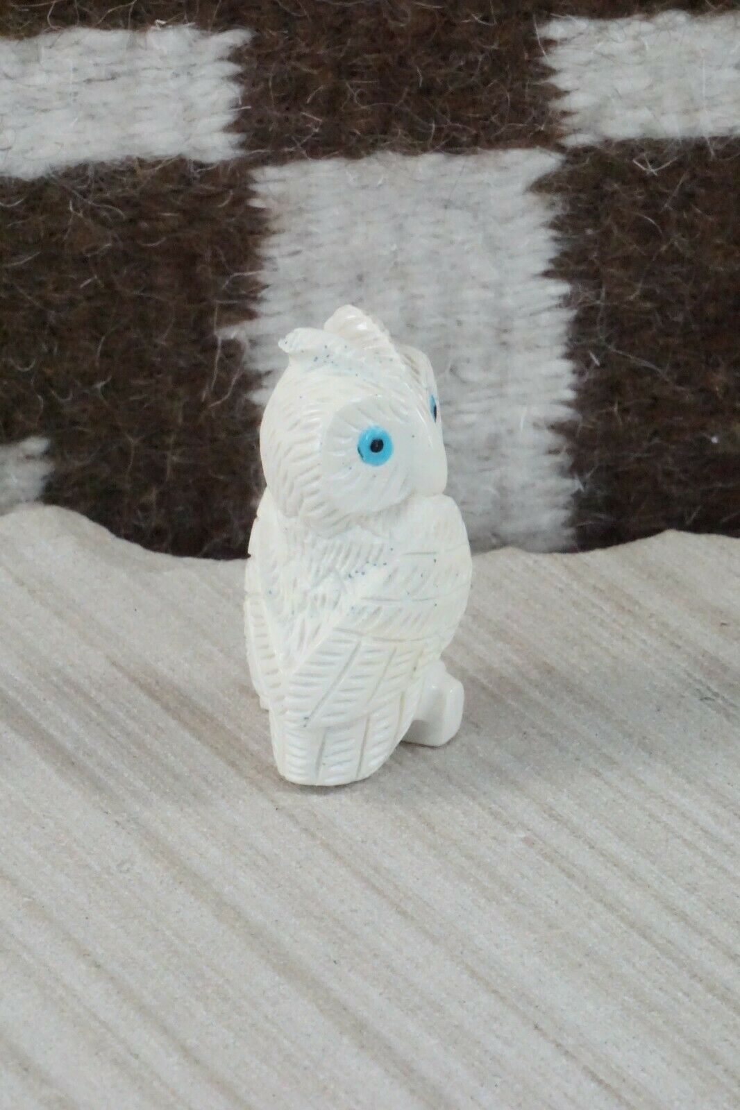 Owl Zuni Fetish Carving - Christine Banteah