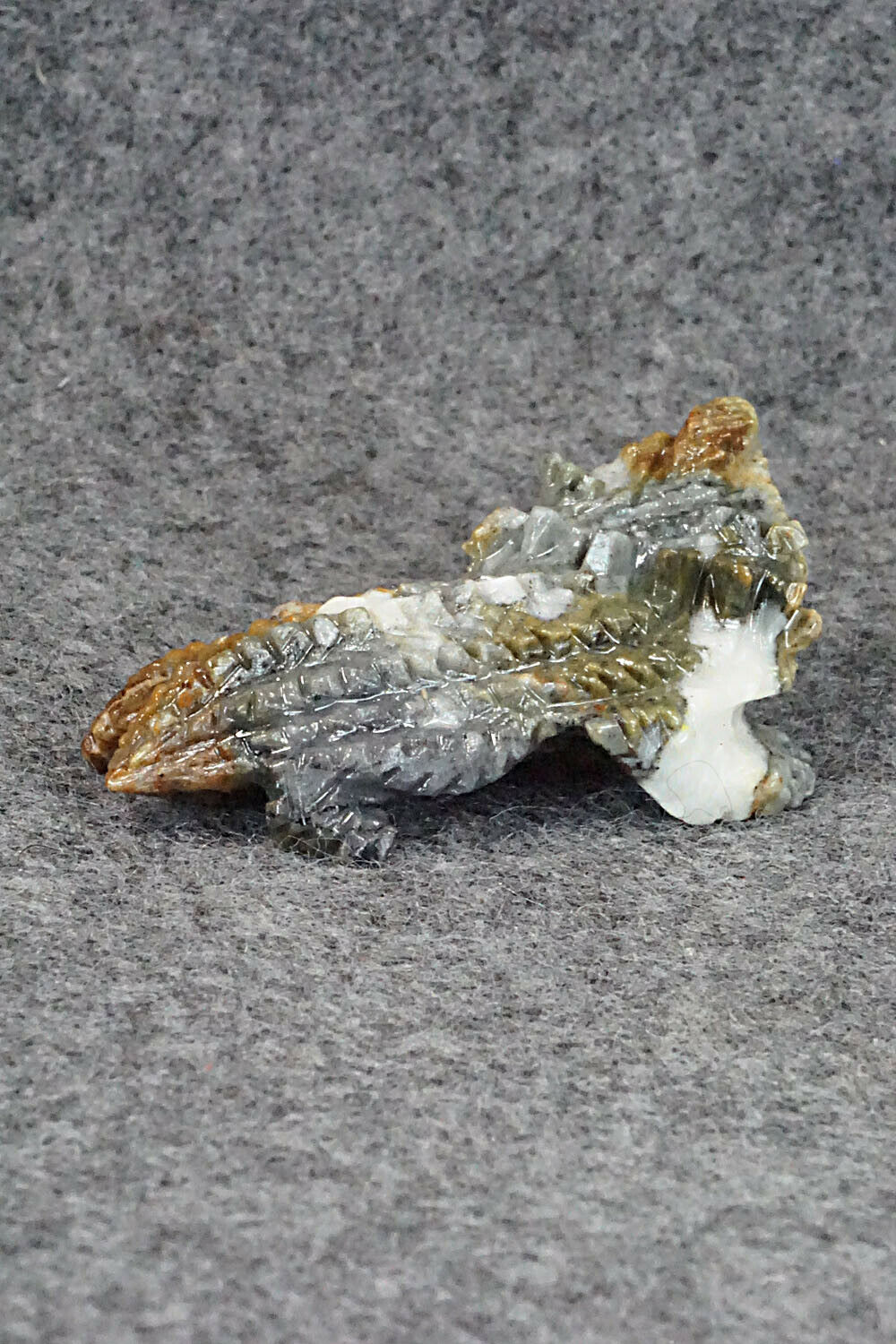 Horned Toad Zuni Fetish Carving - Alvin Haloo