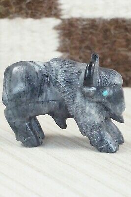 Buffalo Zuni Fetish Carving - Derrick Kaamasee