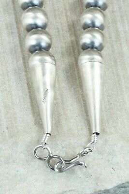 Sterling Silver Navajo Pearl Necklace - Jan Mariano