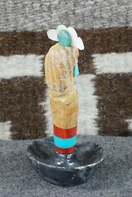Corn Maiden Zuni Fetish Carving - Sullivan Shebola