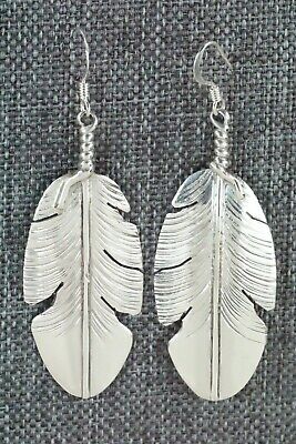 Sterling Silver Feather Earrings - Ben Begay