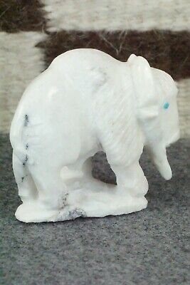 Buffalo Zuni Fetish Carving - Derrick Kaamasee