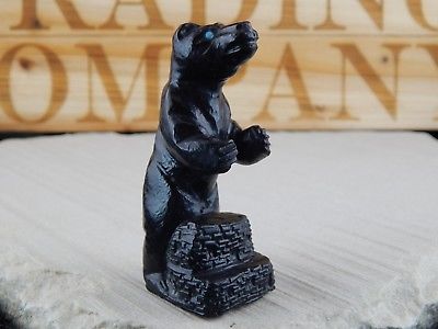 Bear Zuni Fetish Carving - Herbert Him - High Lonesome Trading