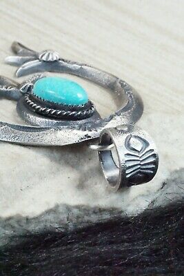 Turquoise & Sterling Silver Pendant - Kevin Billah