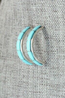 Turquoise & Sterling Silver Earrings - Antonio Duran