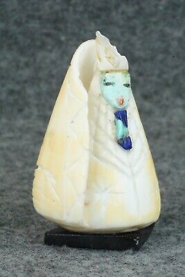Corn Maiden Zuni Fetish Carving - Jon Quam
