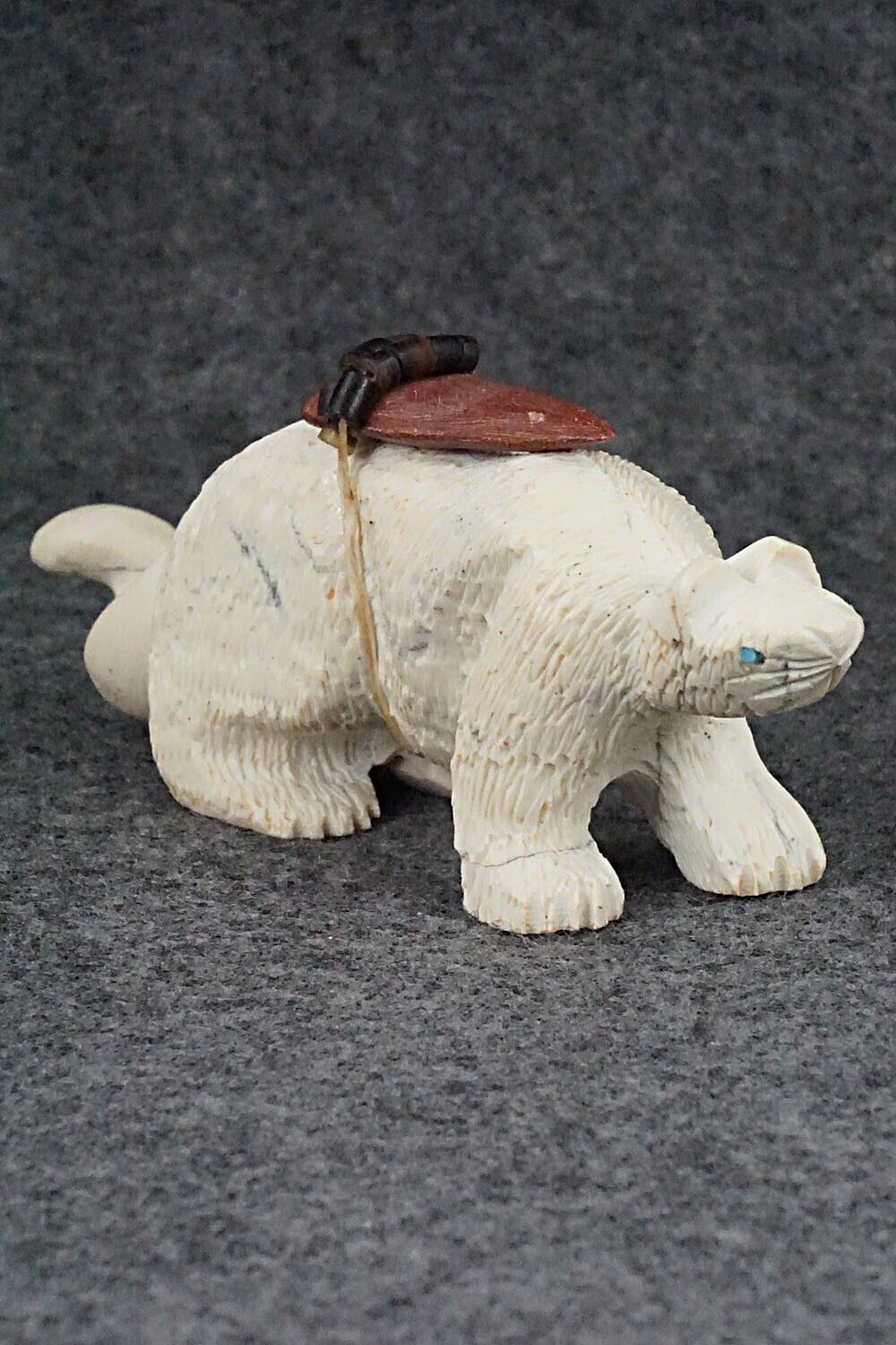 Mountain Lion Zuni Fetish Carving - Adrian Cachini