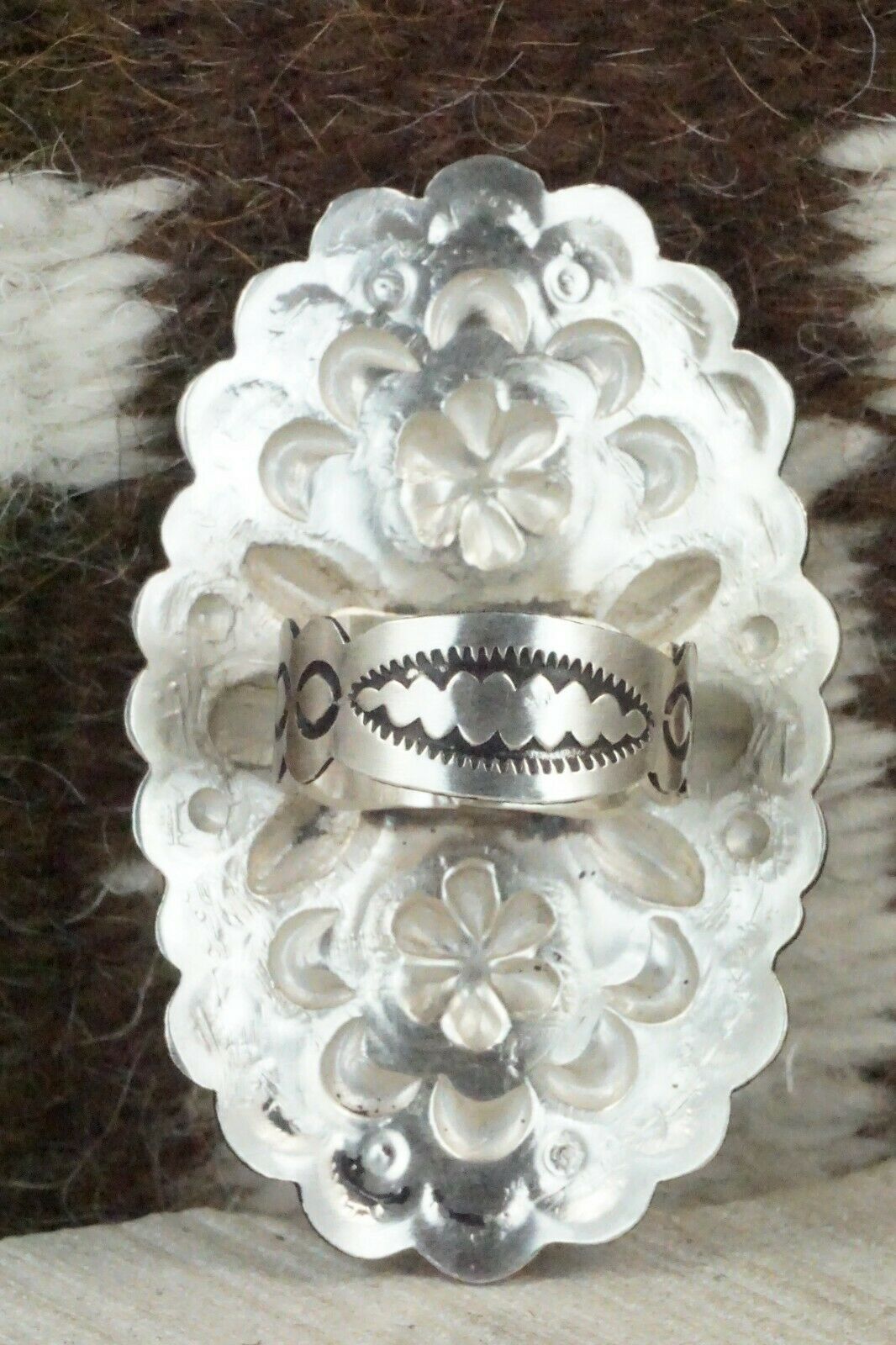 Sterling Silver Ring - Leander Tahe - Size 10