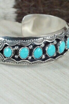 Turquoise & Sterling Silver Bracelet - Wilbert Muskett Sr.