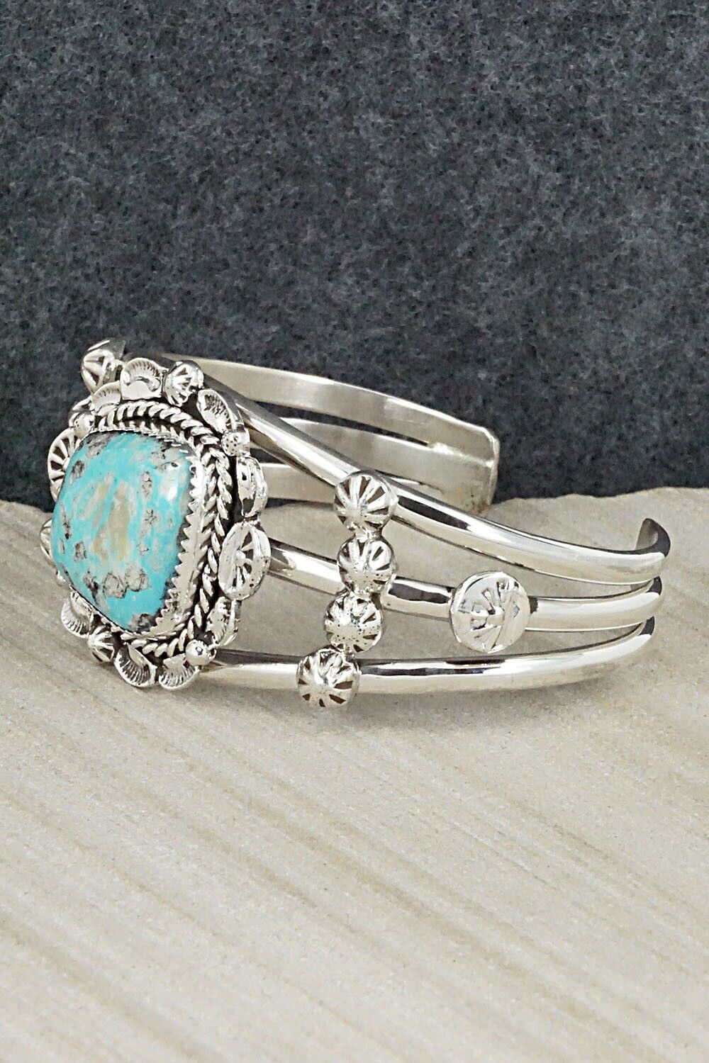 Turquoise & Sterling Silver Bracelet - Jimmy Garcia Jr.