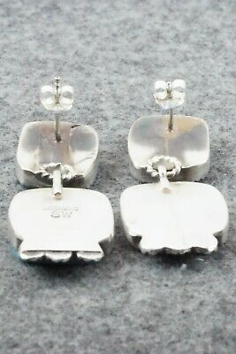 Turquoise & Sterling Silver Earrings - Selina Warner