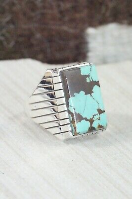Turquoise and Sterling Silver Ring - Ray Jack - Size 11.5