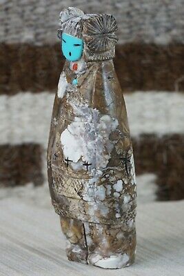 Corn Maiden Zuni Fetish Carving - Sandra Quandelacy - High Lonesome Trading