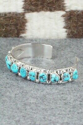 Turquoise and Sterling Silver Bracelet - Darleen Begay