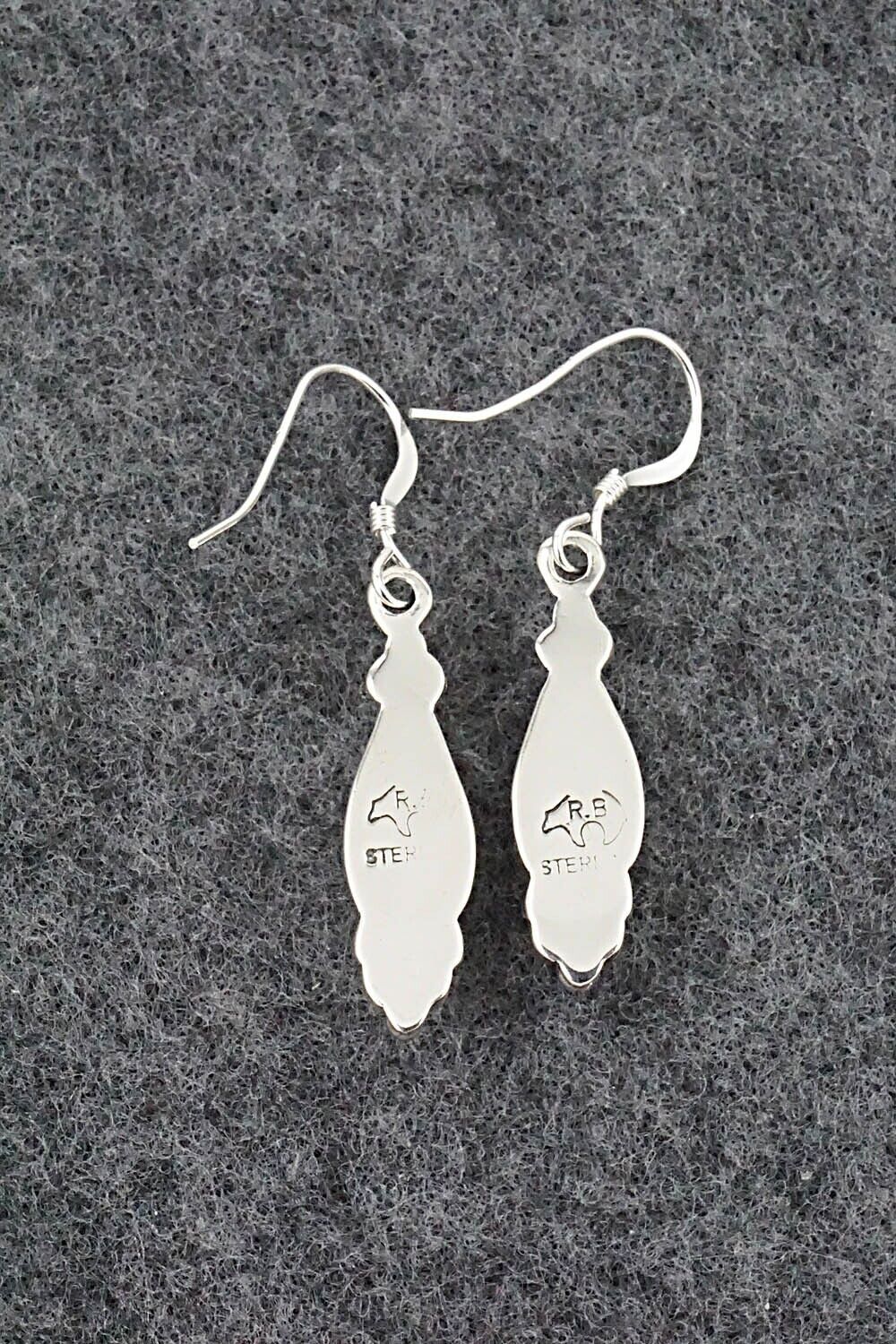 Turquoise & Sterling Silver Earrings - Isabelle Yazzie