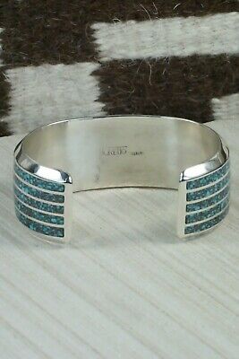 Turquoise & Sterling Silver Bracelet - Lawrence Loretto