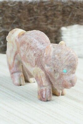 Buffalo Zuni Fetish Carving - Jonas Hastito