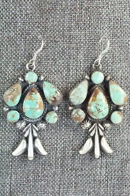 Turquoise & Sterling Silver Earrings - Bobby Platero