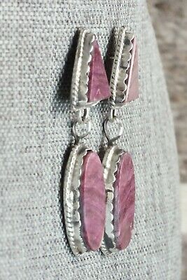 Spiny Oyster & Sterling Silver Earrings - Selina Warner