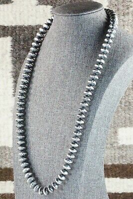Sterling Silver Navajo Pearl Necklace - Preston Haley