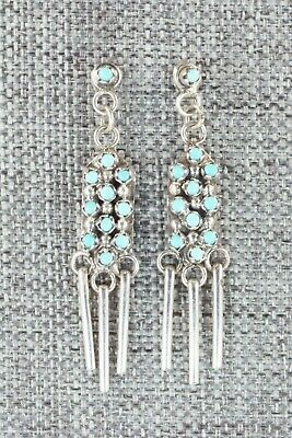 Turquoise & Sterling Silver Earrings - Arlene Quam