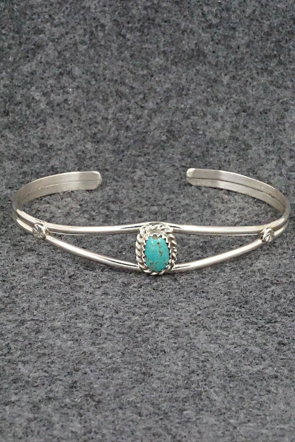 Turquoise & Sterling Silver Bracelet - Elton Cadman