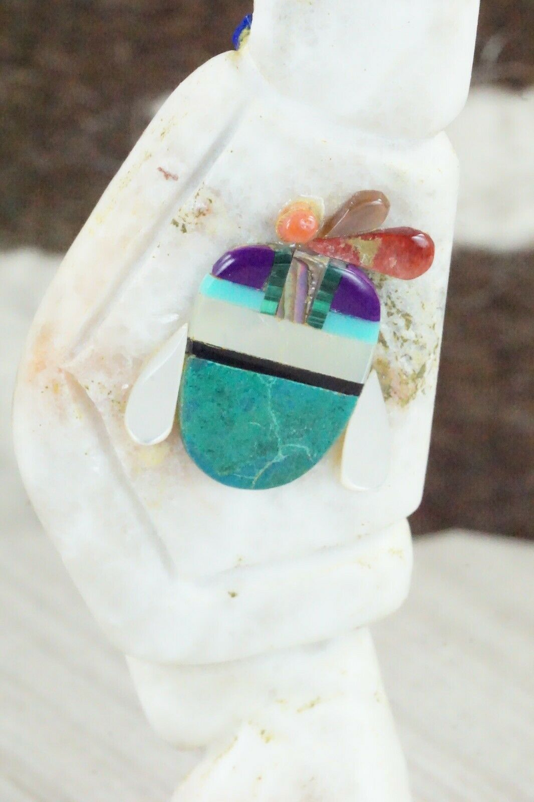 Corn Maiden Zuni Fetish Carving - Roger Shebola