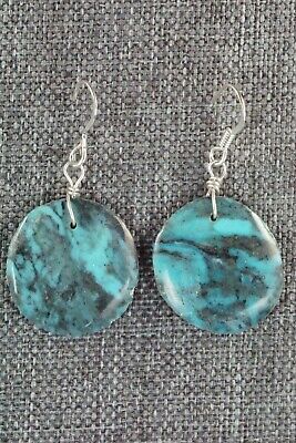 Turquoise & Sterling Silver Earrings - Joann Garcia