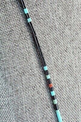 Turquoise, Shell, Coral & Sterling Silver Necklace - Esquipula Tenorio