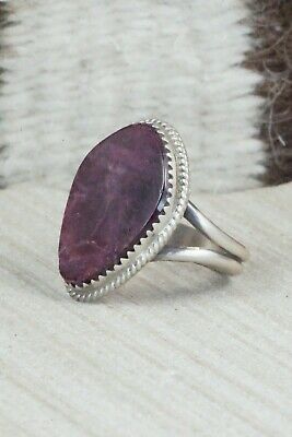 Spiny Oyster & Sterling Silver Ring - Selina Warner - Size 8