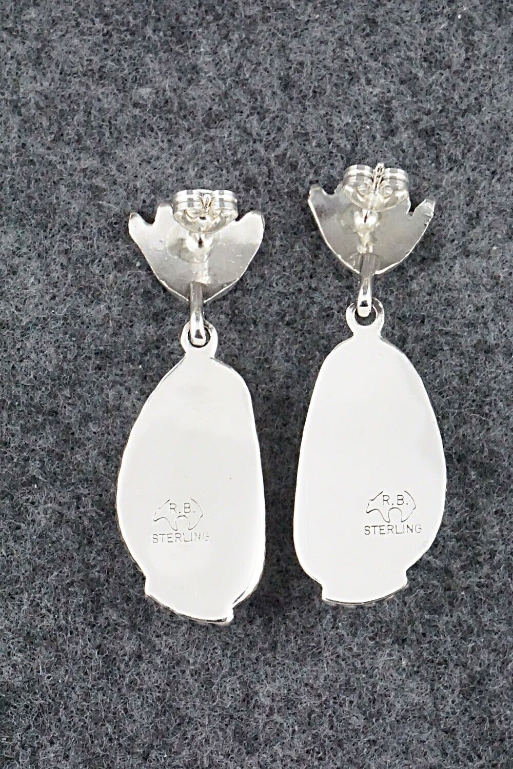 Turquoise and Sterling Silver Earrings - Sharon McCarthy