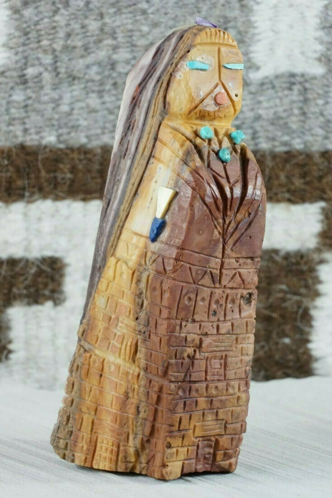 Corn Maiden Zuni Fetish Carving - Jon Quam - High Lonesome Trading