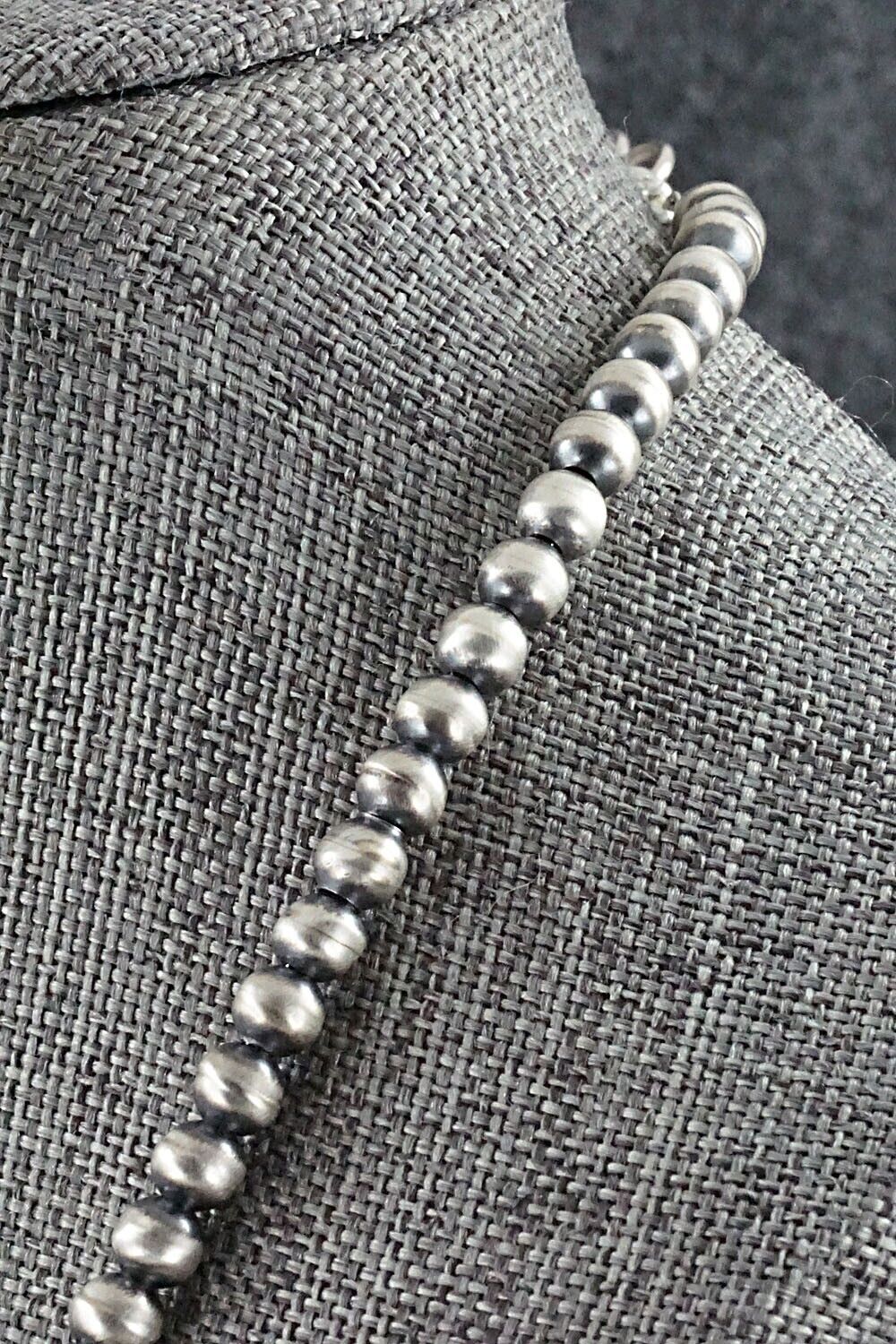 Sterling Silver Navajo Pearl Necklace - Jan Mariano