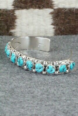 Turquoise and Sterling Silver Bracelet - Darleen Begay