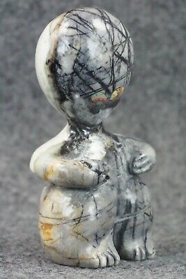 Alien Zuni Fetish Carving - Jonas Hustito