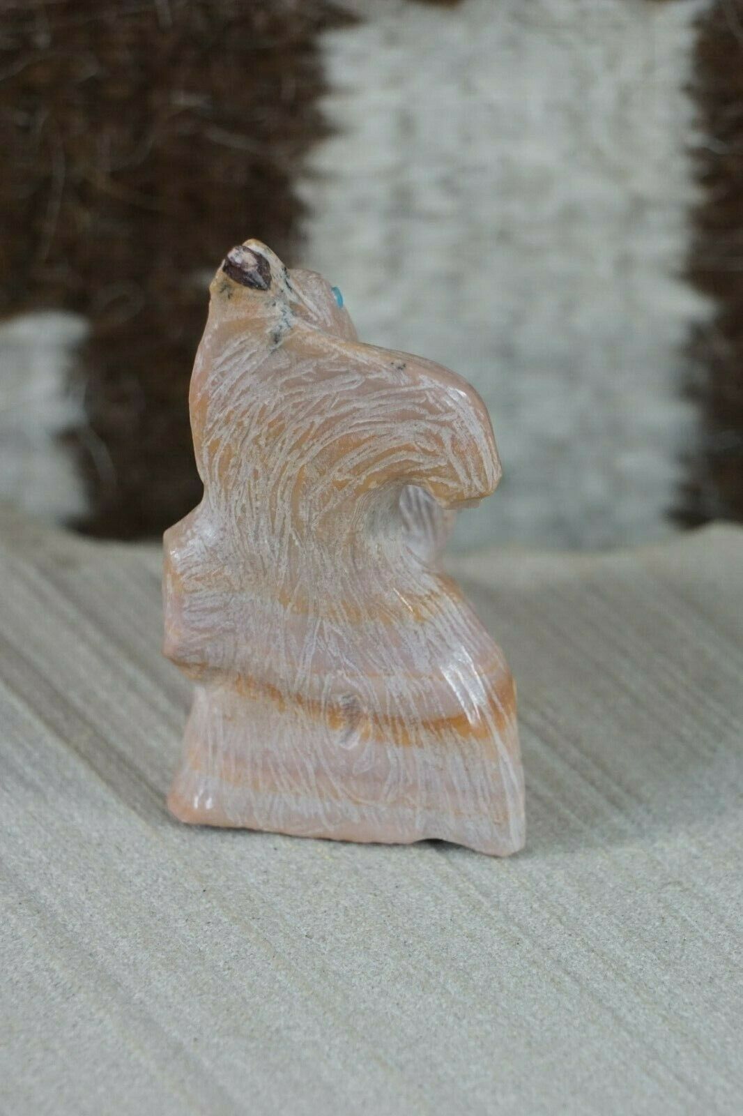 Cardinal Zuni Fetish Carving - Derrick Kaamasee - High Lonesome Trading