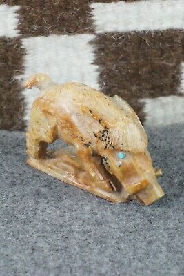 Boar Zuni Fetish Carving - Derrick Kaamasee