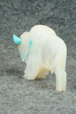 Buffalo Zuni Fetish Carving - Andres Quandelacy