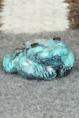 Frog Zuni Fetish Carving - Reynold Lunasee
