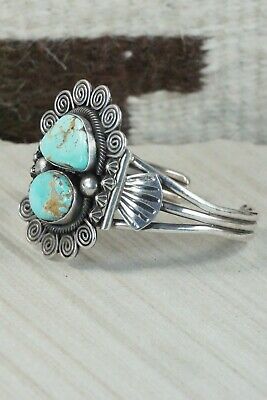 Turquoise and Sterling Silver Bracelet - Jess Martinez