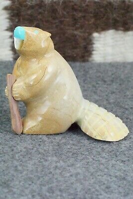 Beaver Zuni Fetish Carving - Enrike Leekya