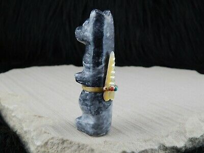 Bear Zuni Fetish  Carving - Peter Gasper - High Lonesome Trading