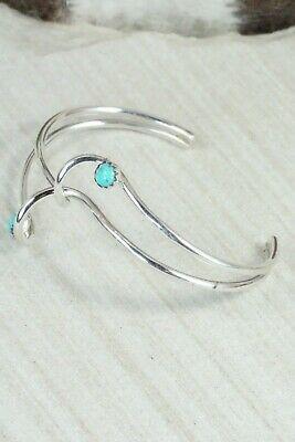 Turquoise & Sterling Silver Bracelet - Yolanda Skeets - High Lonesome Trading