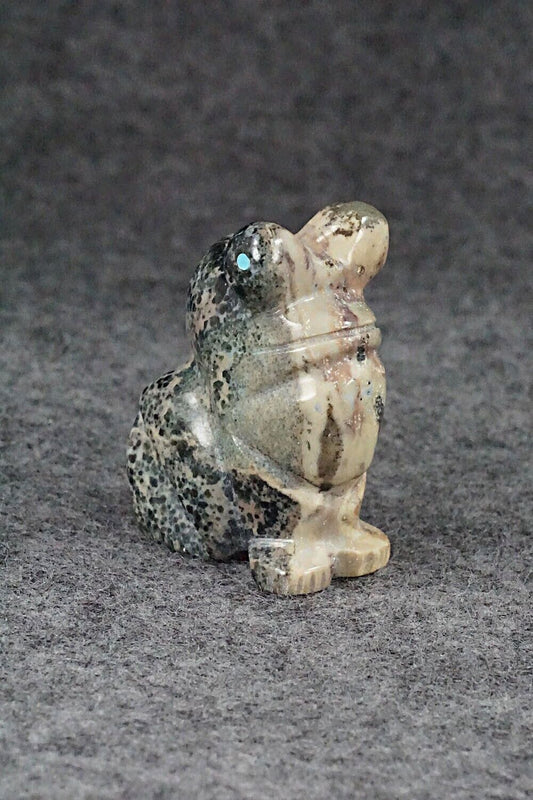 Frog Zuni Fetish Carving - Fred Weekoty