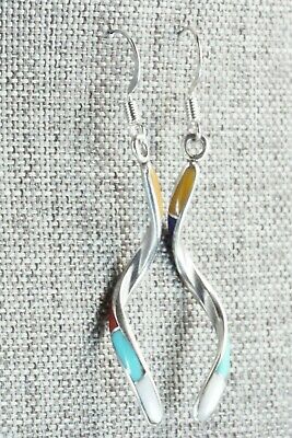Multi Stone & Sterling Silver Earrings - Ira Johnson