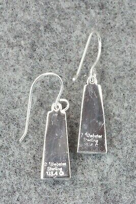 White Buffalo & Sterling Silver Earrings - Cathy Webster